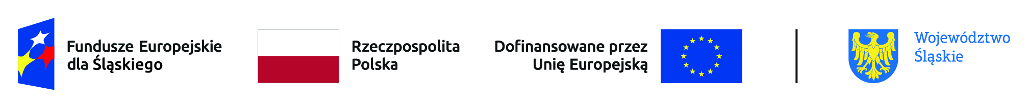 Fundusze Europejskie dla Śląskiego, Rzeczpospolita Polska, Dofinansowane przez Unię Europejską, Województwo Śląskie