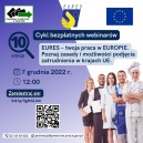 Obrazek dla: EURES - twoja praca w EUROPIE. Poznaj zasady i możliwości podjęcia zatrudnienia w krajach UE